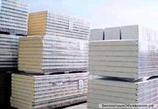 Сэндвич панели для холодильных камер ппу В наличии