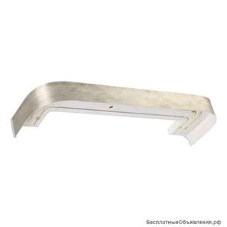 Карниз для штор потолочный Мюнхен античное серебро