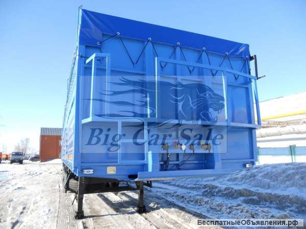 Бортовой полуприцеп НЕФАЗ 93341-0000040-07 зерновоз