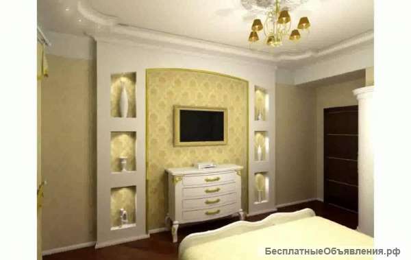 Ремонт кухни, ванной комнаты в квартире. Современный дизайн.