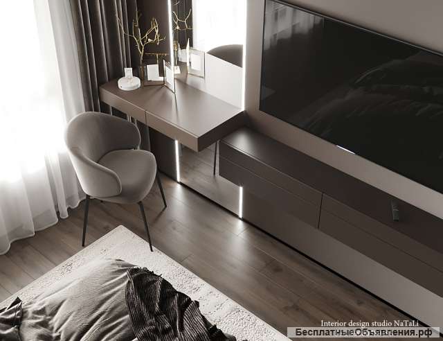 Дизайн интерьера жилой недвижимости (квартиры, дома) и комерческой