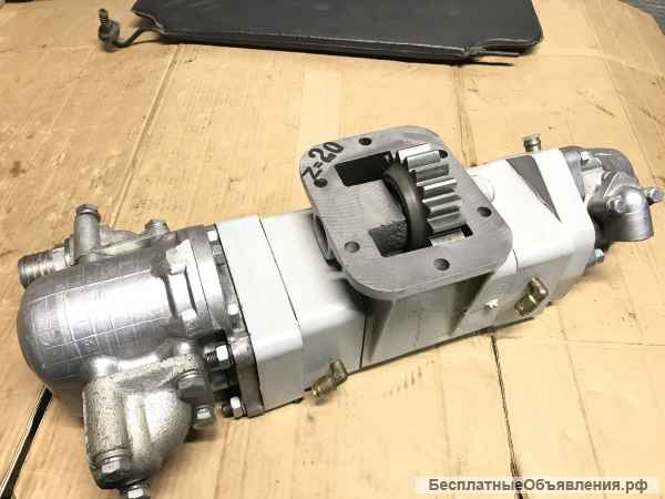 Коробка Отбора Мощности на а/м КАМАЗ под 2 насоса НШ