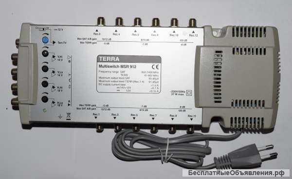 Мультисвич MSR912 Фирмы "TERRA" Литва