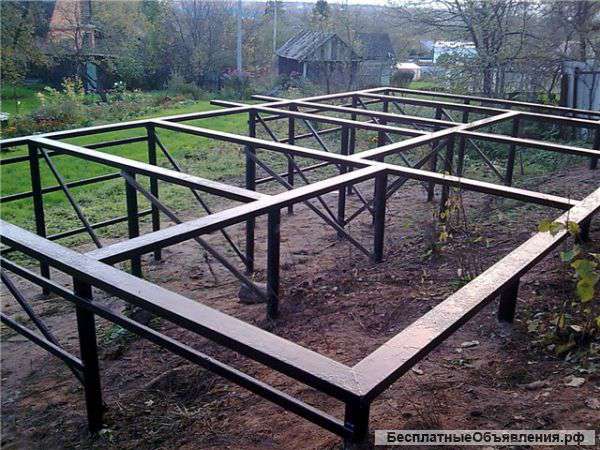 Фундамент на винтовых сваях