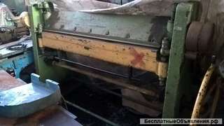 Листогиб с поворотной балкой 1600мм х 2мм