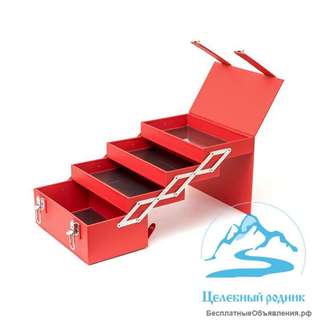 Оригинальный бьюти-кейс для косметических средств (красный)