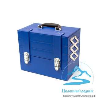 Оригинальный бьюти-кейс для косметических средств (синий)