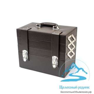 Оригинальный бьюти-кейс для косметических средств (чёрный)