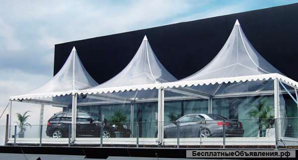 Изготовление и установка шатров для отдыха и мероприятий