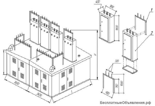 Комплектная трансформаторная подстанция КТПК киосковая