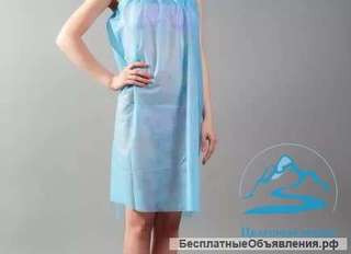 Пеньюар SMS на резинке голубой