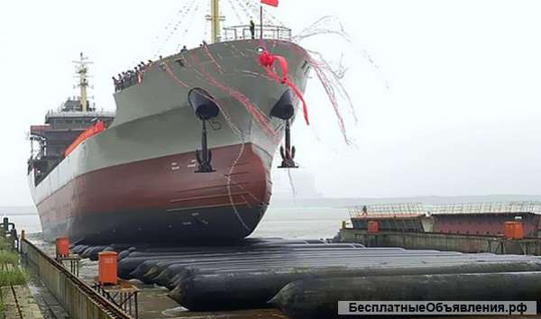 Пневматические ролик-мешки для подъема и спуска судов