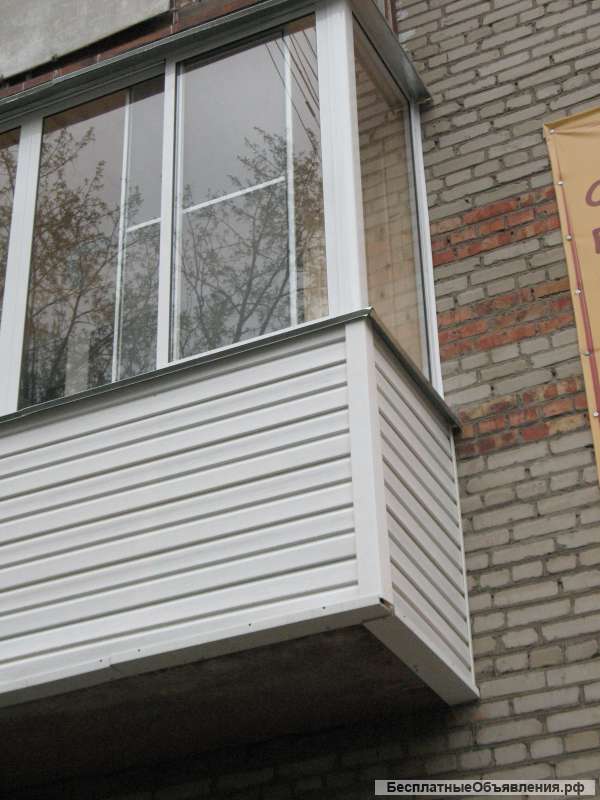 Остекление балконов лоджий