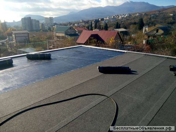 Устройство и ремонт плоских крыш