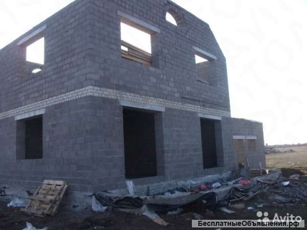 Фундаменты.Кладка кирпича, блоков.