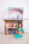Деревянный кукольный домик "Алина"