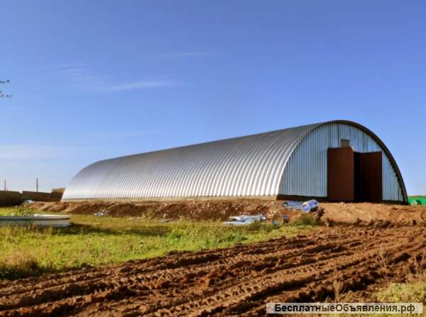 Бескаркасные ангары