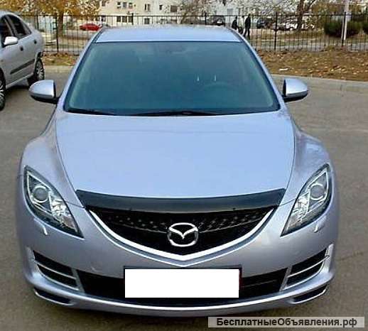 Аирдефлектор капота (мухобойка) Mazda 6 / 2007 – 2010 гг.в.