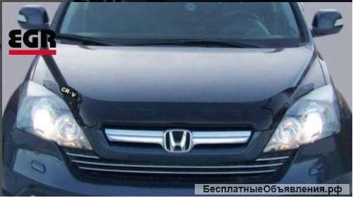 Аирдефлектор капота (мухобойка) Honda CR-V / 2007 – 2011 гг.в.