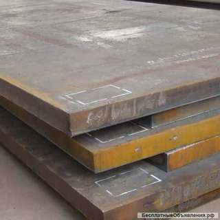 Лист стальной 2x1250x2500 мм г/к