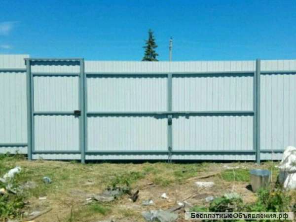 Заборы под ключ