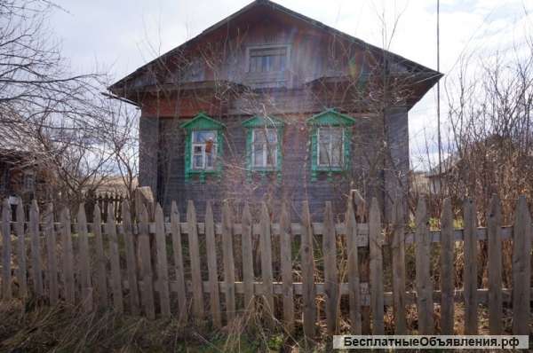 Бревенчатый дом в тихой деревне, 260 км от МКАД.Можно по материнскому капиталу.