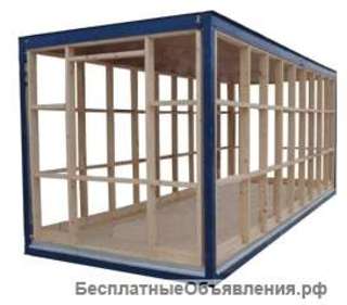 Блок контейнер +зима+ электрика-пустышка 6м