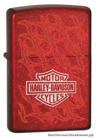 Зажигалка Zippo 24022 Harley Davidson Barbed Wire Facade