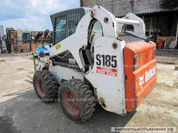 Минипогрузчик BOBCAT 185, ковш, отвал, щетка, вилы