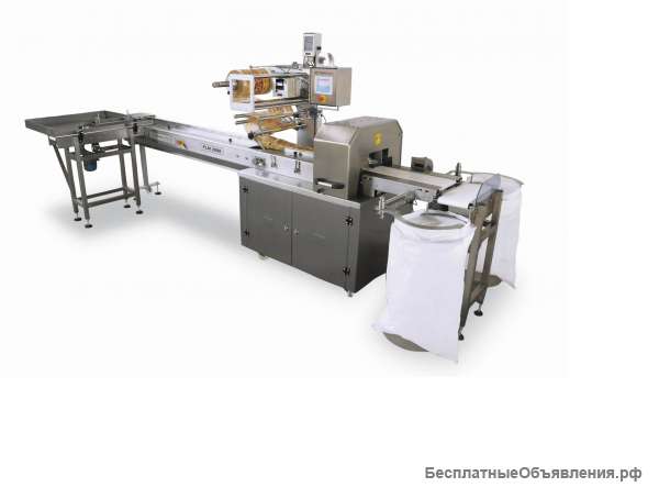 Горизонтальная упаковочная машина для хлебобулочных изделий FLM 2000