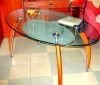 Стеклянные обеденные столы