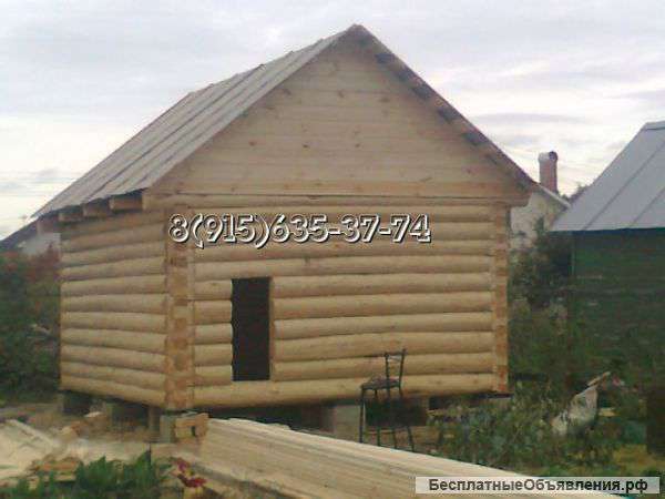 Сруб бани