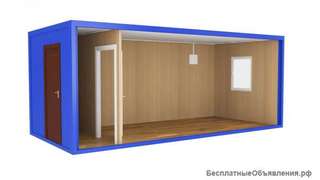 Бытовка металлическая, утепленная с тамбуром бк-02