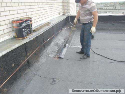 Ремонт кровли, устройство крыши. Устранение протечек.