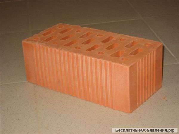 Кирпич керамический утолщенный щелевой