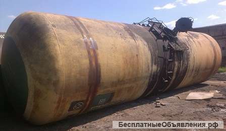 Б/у Емкость, резервуар от вагон-цистерны объем 76 м3