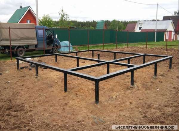 Монтаж винтовых свай