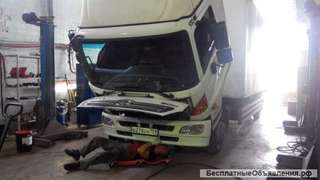 Ремонт автопластика грузовых автомобилей