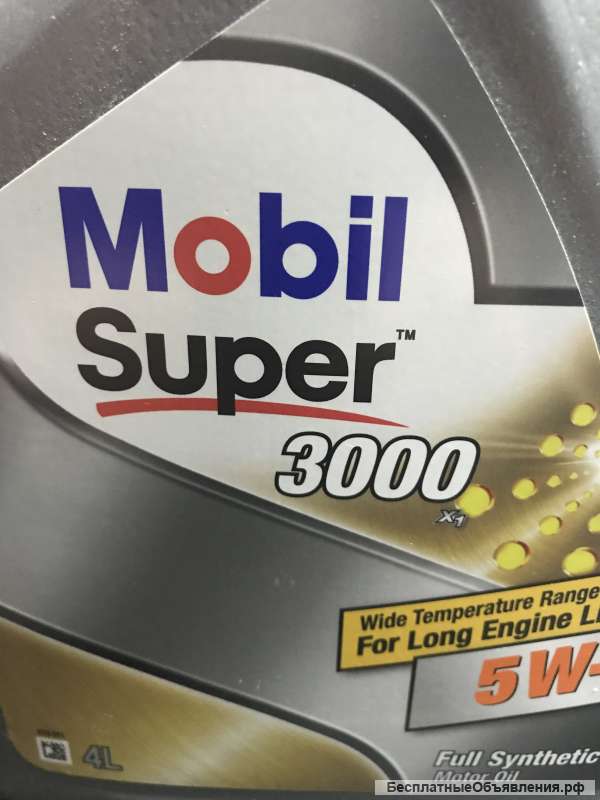 Масло Mobil super 3000 5W40