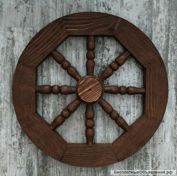 Колесо деревянное