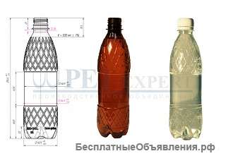 Пластиковая бутылка 0,5 литр