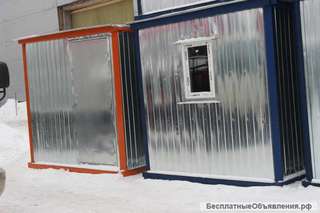 Бытовка (блок контейнер) новая, окно пвх бк-01