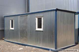 Металлическая утепленная бытовка Распашонка 6Х2.4м
