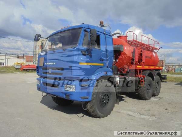 Вакуумная автоцистерна АКН-10 на шасси КАМАЗ 43118