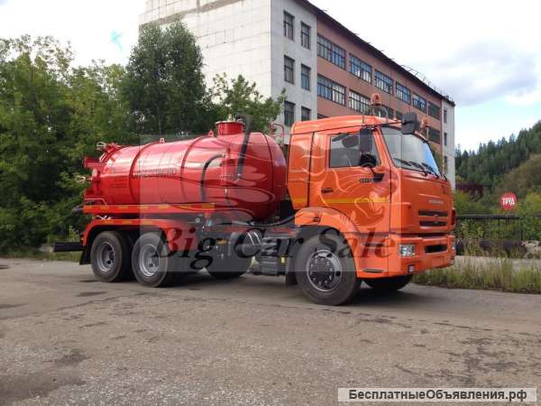 Вакуумная машина АКН-10ОД на шасси Камаз 65115