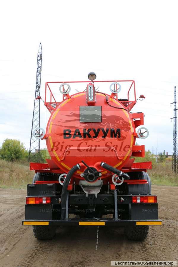 Вакуумная автоцистерна АКН-10ОД на шасси Урал 4320