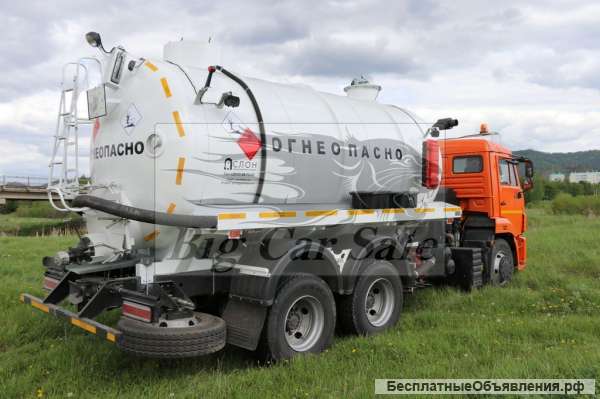 Вакуумная автоцистерна АКН-15 на шасси КАМАЗ 65115