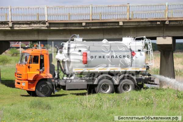 Вакуумная автоцистерна АКН-15 на шасси КАМАЗ 65115