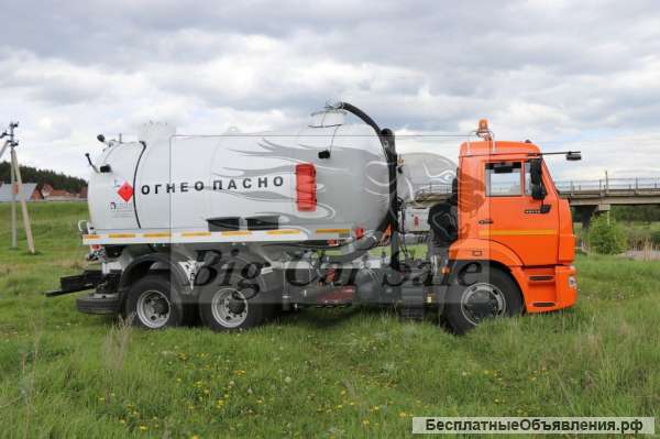 Вакуумная автоцистерна АКН-15 на шасси КАМАЗ 65115