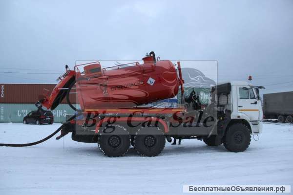 Автоцистерна нефтепромысловая АКНС-10 на шасси КАМАЗ 43118